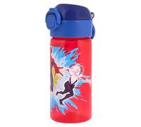 Marvel Spider-Man 420ml Polypropylene Water Bottle with Pop Up Lid and Straw by Polar Gear, Featuring Miles Morales and Ghost Spider, Ages 48+ Months