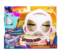 Marvel Spider-Man: Across The Spider-Verse Spider-Gwen Web-Shot Slinger Mask and Blaster Set Spider-Man Web Shooter Toy Super Hero Toys for 5 Year O