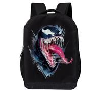 Marvel Spider-Man Backpack for School Boys, Girls, Toddler Backpack | Miles Morales Spiderman Kids Backpack Mesh Bag, Venom 2, One Size, Spiderverse Knapsack