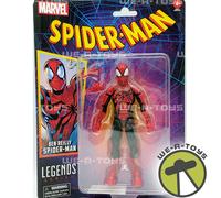 Marvel Hasbro Legends Series Ben Reilly Spider-Man, Spider-Man Legends Collectible 6 Inch Action Figures, 2 Accessories
