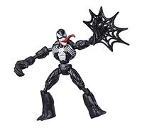 Marvel Spider-Man Bend and Flex Venom Action Figure Toy, 30 cm Flexible Figure, Includes Web Accessory, for Children Aged 6 and up