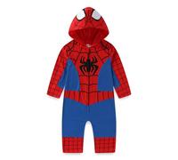 Marvel Spider-Man Boys Cosplay Hooded Coverall for Toddler