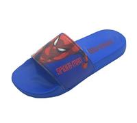 Marvel Spider-Man, Boys, Girls Kids Spiderman Pool Sliders, Flip Flops, Beach Sandals, Blue, Size 8-2