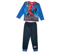 Marvel Spider-Man Boys Pyjamas Character Nightwear, Blue, Age 9-10 Years