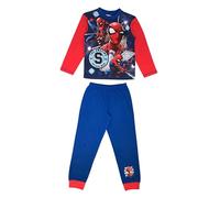 Marvel Spider-Man Boys The Amazing Spider-Man Pyjamas Character Nightwear, Blue/Red, Age 5-6 Years