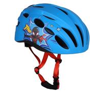 MARVEL Spider-Man children's bike helmet IN-MOLD, boy's, blue, adjustable 52-56cm (Blue Spider-Man)