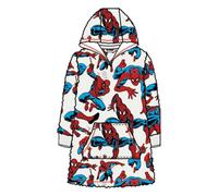 Marvel Spider-Man Childrens/kids All-Over Print Soft Sherpa Lined Oversized Blanket Hoodie Multicoloured (6-8 Years)