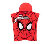 Spider-Man Childrens/Kids Hooded TowelOne Size Red/Black/White NS6823