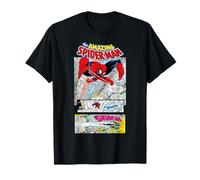 Marvel Spider-Man Classic Retro Panel Art Graphic T-Shirt