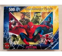 Marvel Spider-Man Day Ravensburger Puzzle - 500 Piece Challenging Jigsaw for Puzzle Enthusiasts