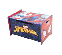 Spider-Man Deluxe Wooden Toy Box & Bench, Red