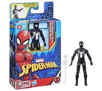 Marvel Spider-Man Epic Hero Series Symbiote Suit Spider-Man 4" Action Figure, Black