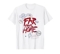Marvel Spider-Man: Far From Home Travel Stamps T-Shirt T-Shirt