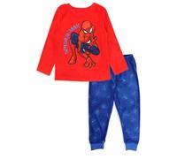 Marvel Spider-Man Fleece Pyjama Set for Kids, 2-8 Years, Red Top, Blue Trousers (UK, Age, 2 Years, 5 Years, Regular, Multi)