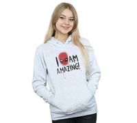 Marvel Spider-Man I Am Amazing Hoodie In Grey Grey XXL
