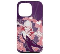 Marvel Spider-Man Into the Spider-Verse Gwen Stacy Hearts Case for iPhone 13 Pro