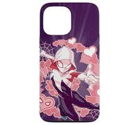Marvel Spider-Man Into the Spider-Verse Gwen Stacy Hearts Case for iPhone 13 Pro Max