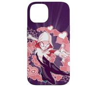 Marvel Spider-Man Into the Spider-Verse Gwen Stacy Hearts Case for iPhone 14
