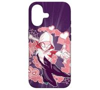 Marvel Spider-Man Into the Spider-Verse Gwen Stacy Hearts Case for iPhone 17