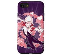Marvel Spider-Man Into the Spider-Verse Gwen Stacy Hearts Case for iPhone SE (2020) / 7 / 8