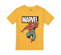 Marvel Spider Man Jump T-Shirt in Yellow | Size: 5-6 Years Marvel Yellow 5-6 Years
