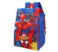 Marvel Spider-Man Kids School Backpack, Blue and Red, 31 x 24 x 9 cm, 15L Capacity