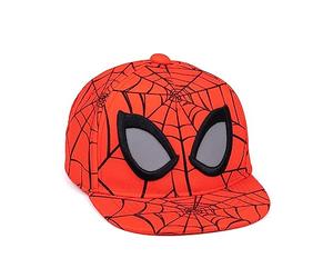 Marvel Spider-Man Kids Snapback Cap | Red Summer Hat for Boys & Girls | Spiderman Superhero Graphic Sun Cap | Adjustable Clasp Spider Web Headwear | Cool Merchandise Gift for Children