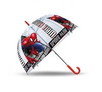 SRV Hub Kids Umbrella - Snowy Season Fun George Design, Windproof & Water-Resistant, Lightweight Stick with Child-Friendly Handle, Durable Polyester PVC, Ages 3-7