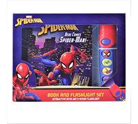 Marvel - Spider-man Little Flashlight Adventure Pop-Up Board Sound Book - Play-a-Sound - PI Kids