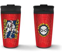 Pyramid International Marvel Spider-Man Metal Travel Mug (Beyond Amazing Design) 16oz Insulated Mug - Official Merchandise