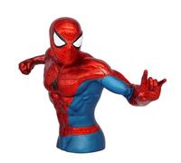 Marvel Spider-Man Metallic Bust PVC Bank Piggy Bank MONOGRAM