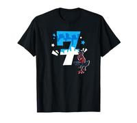 Marvel Spider-Man Miles Morales 7th Birthday 7 Years Old T-Shirt