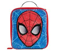 Marvel Spider-Man Miles Morales Lunch Bag, Polyester, Blue, Red, Black