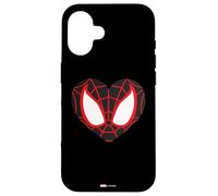 Marvel Spider-Man Miles Morales Valentine’s Day Heart Mask Case for iPhone 16