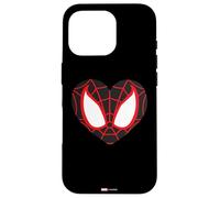 Marvel Spider-Man Miles Morales Valentine’s Day Heart Mask Case for iPhone 16 Pro