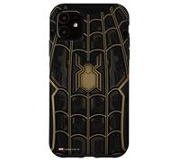 Marvel Spider-Man No Way Home Black and Gold Suit Case for iPhone 11
