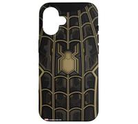 Marvel Spider-Man No Way Home Black and Gold Suit Case for iPhone 16
