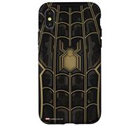 Marvel Spider-Man No Way Home Black and Gold Suit Case for iPhone X/XS