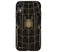 Marvel Spider-Man No Way Home Black and Gold Suit Case for iPhone XR