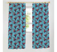 Marvel Spider Man Pencil Pleat Curtains - Blue - 168x183cm