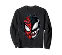 Marvel Spider-Man Peter Venom Split Face Sweatshirt