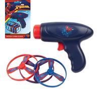 Marvel Spider-Man Propeller Gun Toy for Kids | Spiderman Flying 3 Disc Launcher | Safe Indoor Outdoor Play Toy | Marvel Superhero Gift for Boys & Girls Ages 3+
