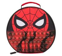 Marvel Spider-Man Sensory Pop It Lunch Bag by Polar Gear - Lightweight & Durable with Wipe-Clean Lining, Insulated to Keep Food Fresh, Cool Bag with Zip Closure - Ideal for School or Trips