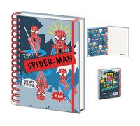 Marvel Spider-Man Sketch A5 Wirebound Notebook Blue/red/black (One Size)
