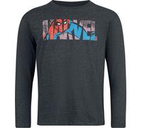 Marvel - Spider Man Spider Man Window Long-sleeve Shirt mottled dark grey XXL