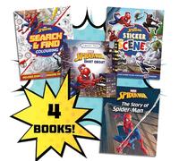 Marvel Spider-Man Story Book and Activity Book Set