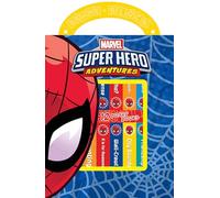 Marvel - Spider-man Super Hero Adventures - My First Library Board Book Block 12-Book Set - First Words, Colors, Numbers, and More! - Includes Characters from Avengers Endgame - PI Kids