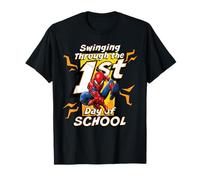 Marvel Spider-Man Swinging Through the 1st Day of School T-Shirt