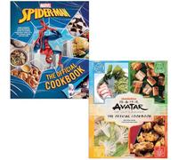 Marvel Spider-Man The Official Cookbook By Jermaine McLaughlin, Paul Eschbach & Avatar The Last Airbender The Official Cookbook By Jenny Dorsey 2 Books Collection Set