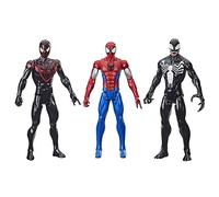 Marvel Spider-Man Titan Hero Series Miles Morales, Spider-Man and Venom